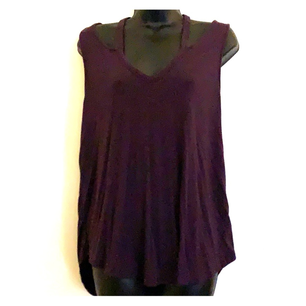 Express Plum Comfy Stretchy Tank